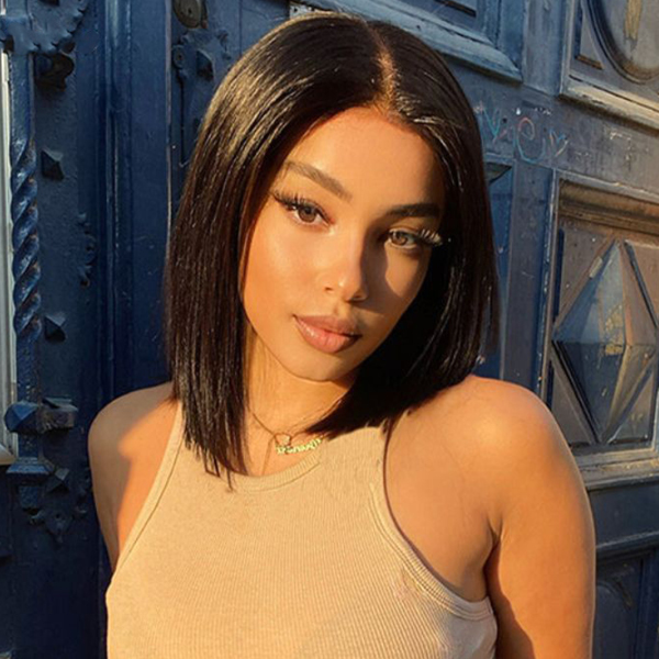 OhMyPretty Straight M-Cap 9x6 Wear Go Glueless Wig Short Bob Wig Mini Knots