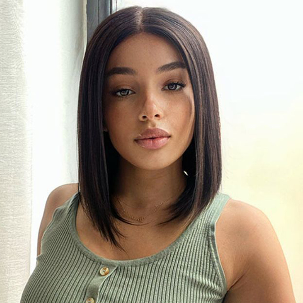 OhMyPretty Straight M-Cap 9x6 Wear Go Glueless Wig Short Bob Wig Mini Knots