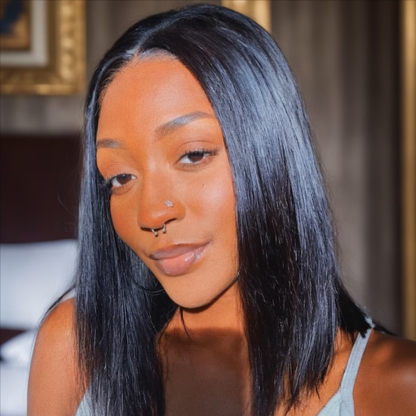 OhMyPretty Straight M-Cap 9x6 Wear Go Glueless Wig Short Bob Wig Mini Knots