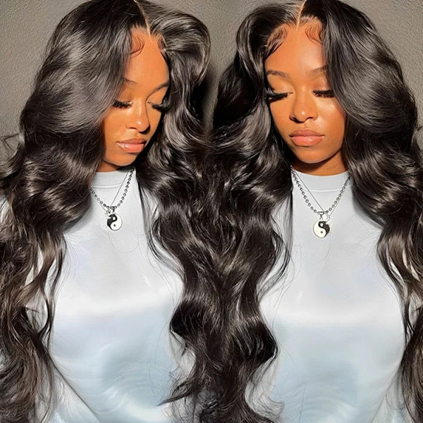 Face-Framing Trendy Layers Pre-Everything M Cap Wear Go Upgraded Body Wave Glueless 9x6 Lace Wig
