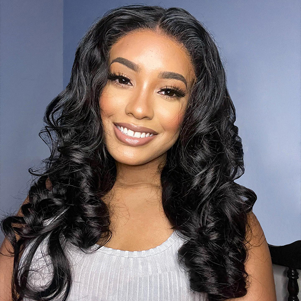 OhMyPretty Wear Go Glueless Ocean Wave 6x4 HD Lace Wig With Pre-plucked Edges