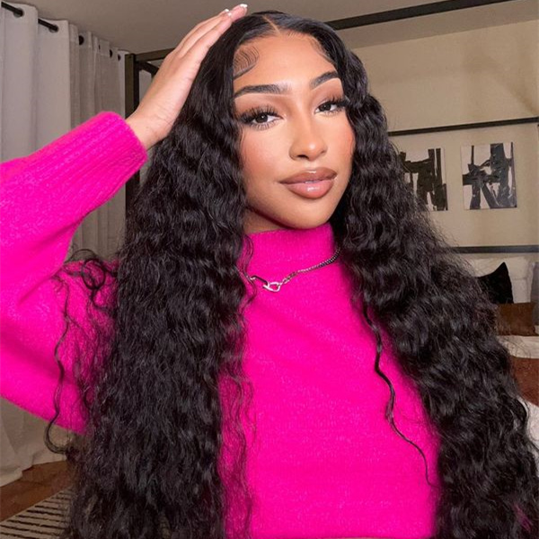 Wear Go Loose Deep Wave Glueless 6x4 HD Lace Wig With Precut Lace And Preplucked Hairline
