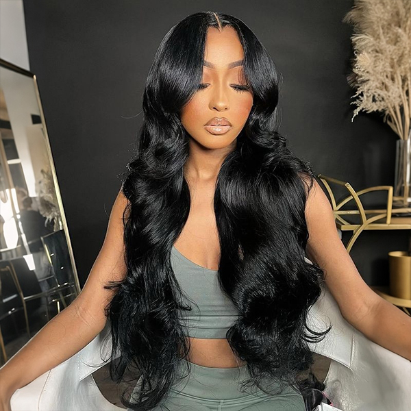 Face-Framing Trendy Layers Pre-Everything M Cap Wear Go Upgraded Body Wave Glueless 9x6 Lace Wig