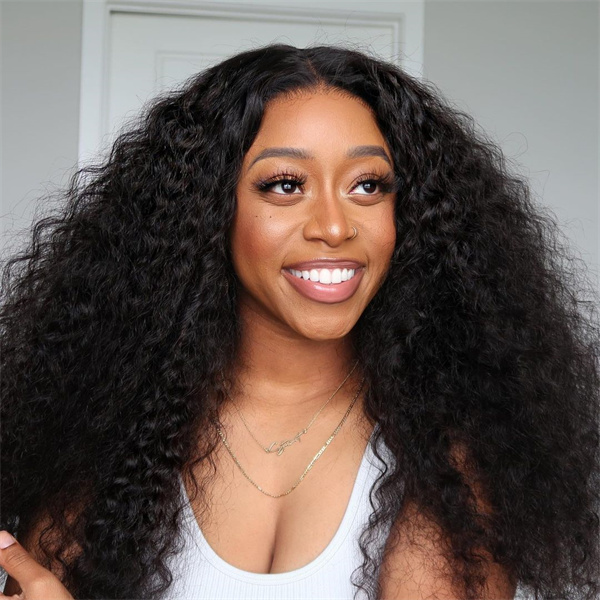 OhMyPretty Glueless Water Wave Wear Go 6X4 HD Lace Wig With Pre-plucked Edges