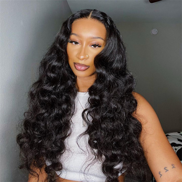 Wear Go Loose Deep Wave Glueless 6x4 HD Lace Wig With Precut Lace And Preplucked Hairline