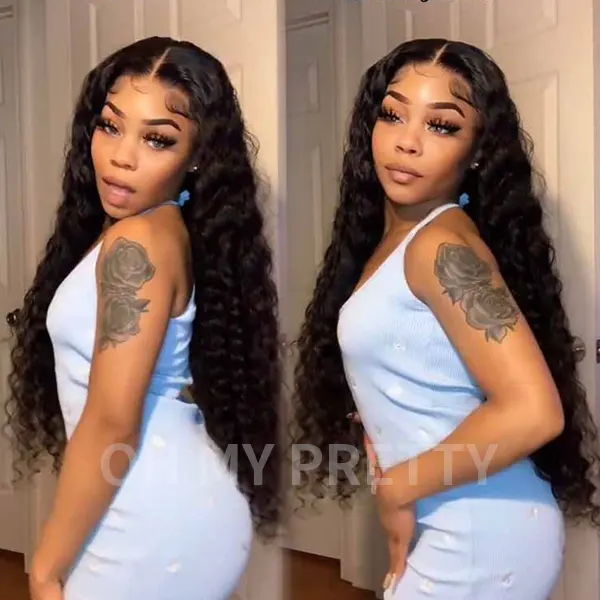 Wear Go Loose Deep Wave Glueless 6x4 HD Lace Wig With Precut Lace And Preplucked Hairline