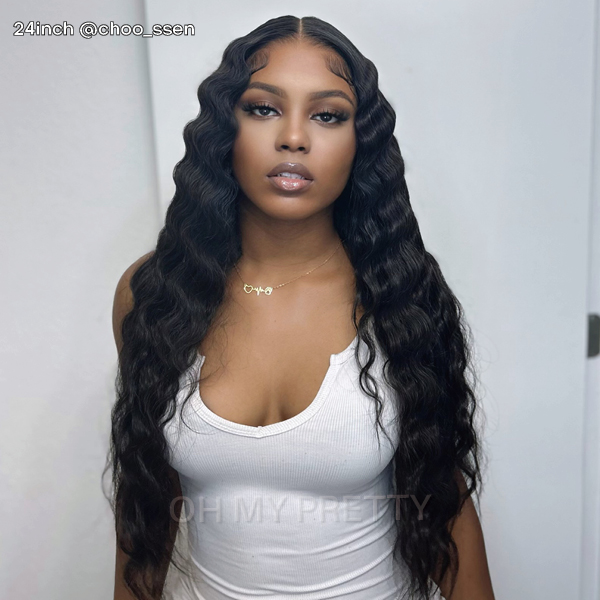 OhMyPretty Bleach Knots Glueless Straight Wear Go 6x4 HD Lace Wig With Pre-plucked Edges